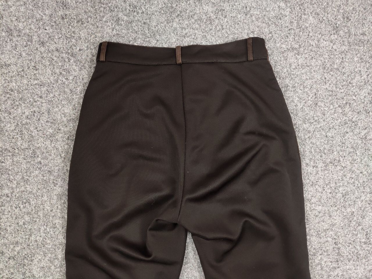 Vintage Vintage Combined women's leather trousers dark brown Pants Size 32" / US 10 / IT 46 - 15 Thumbnail