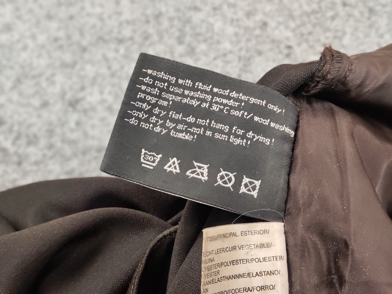 Vintage Vintage Combined women's leather trousers dark brown Pants Size 32" / US 10 / IT 46 - 19 Thumbnail