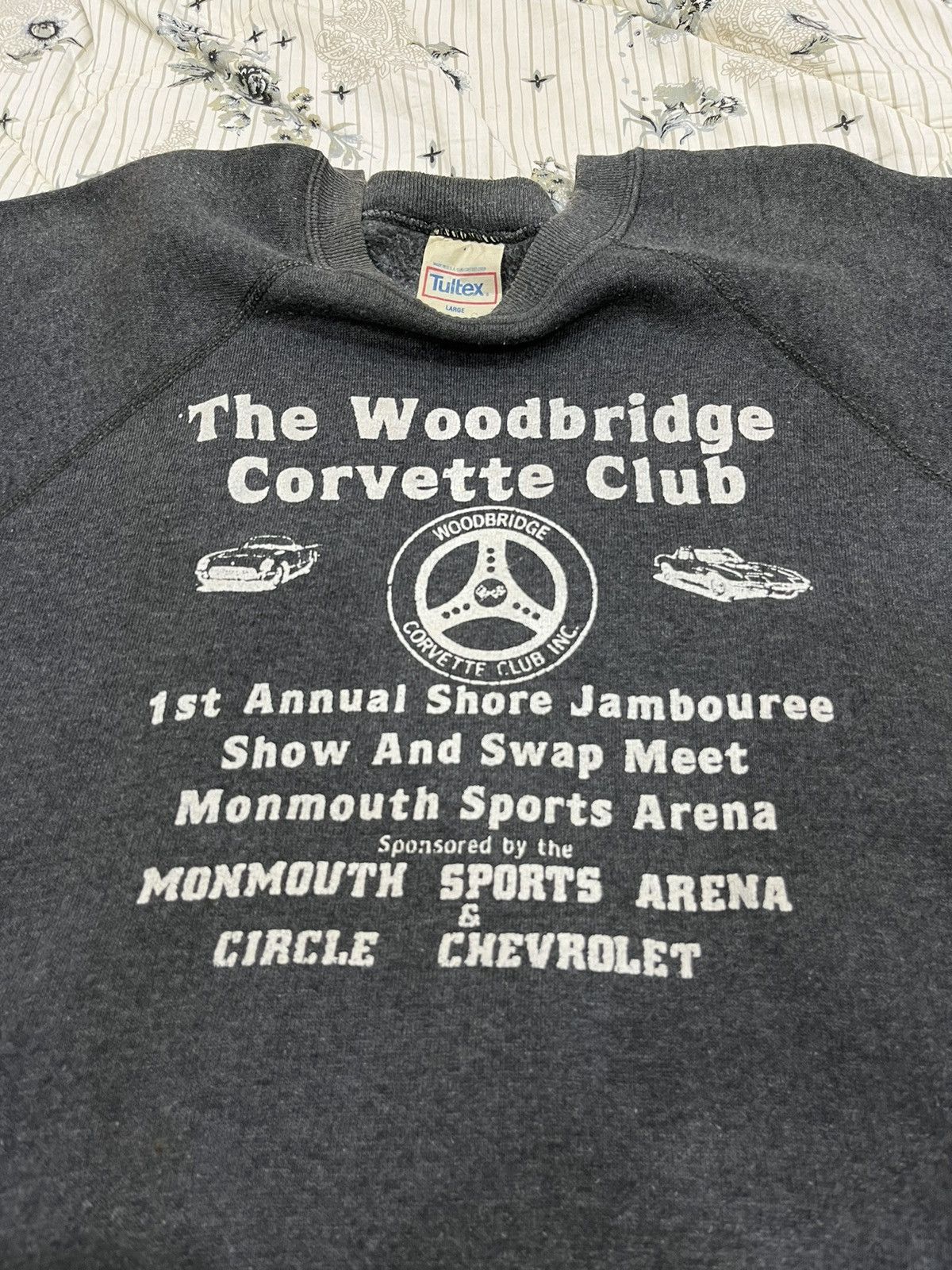 Vintage I. VINTAGE CORVETTE CLUB SWEATSHIRT Size US M / EU 48-50 / 2 - 7 Thumbnail