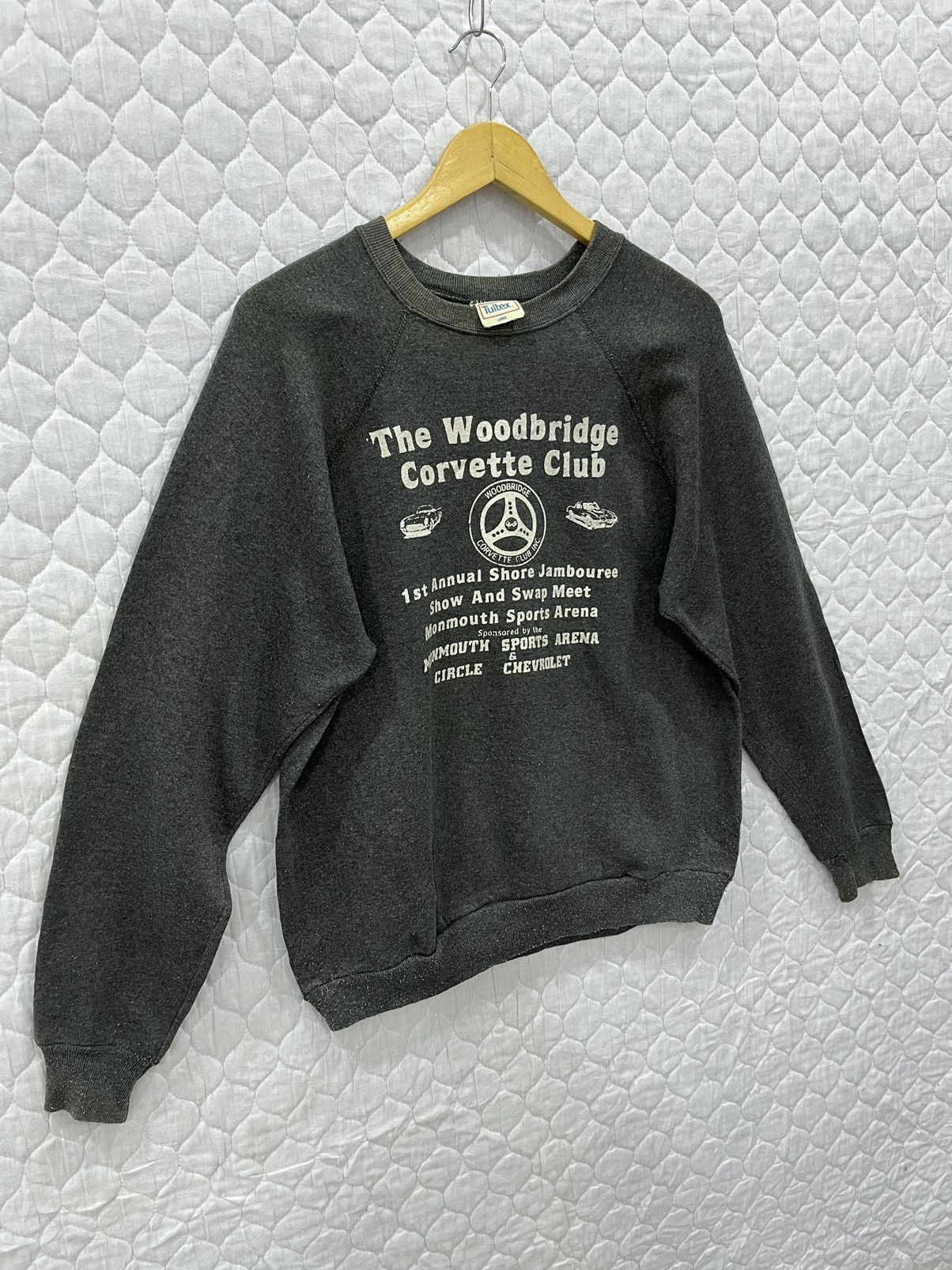 Vintage I. VINTAGE CORVETTE CLUB SWEATSHIRT Size US M / EU 48-50 / 2 - 3 Thumbnail