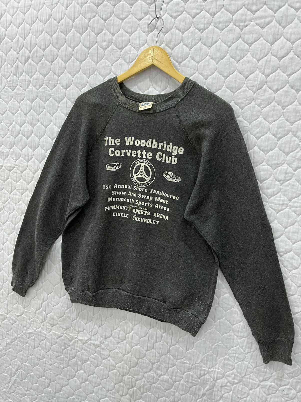 Vintage I. VINTAGE CORVETTE CLUB SWEATSHIRT Size US M / EU 48-50 / 2 - 2 Thumbnail