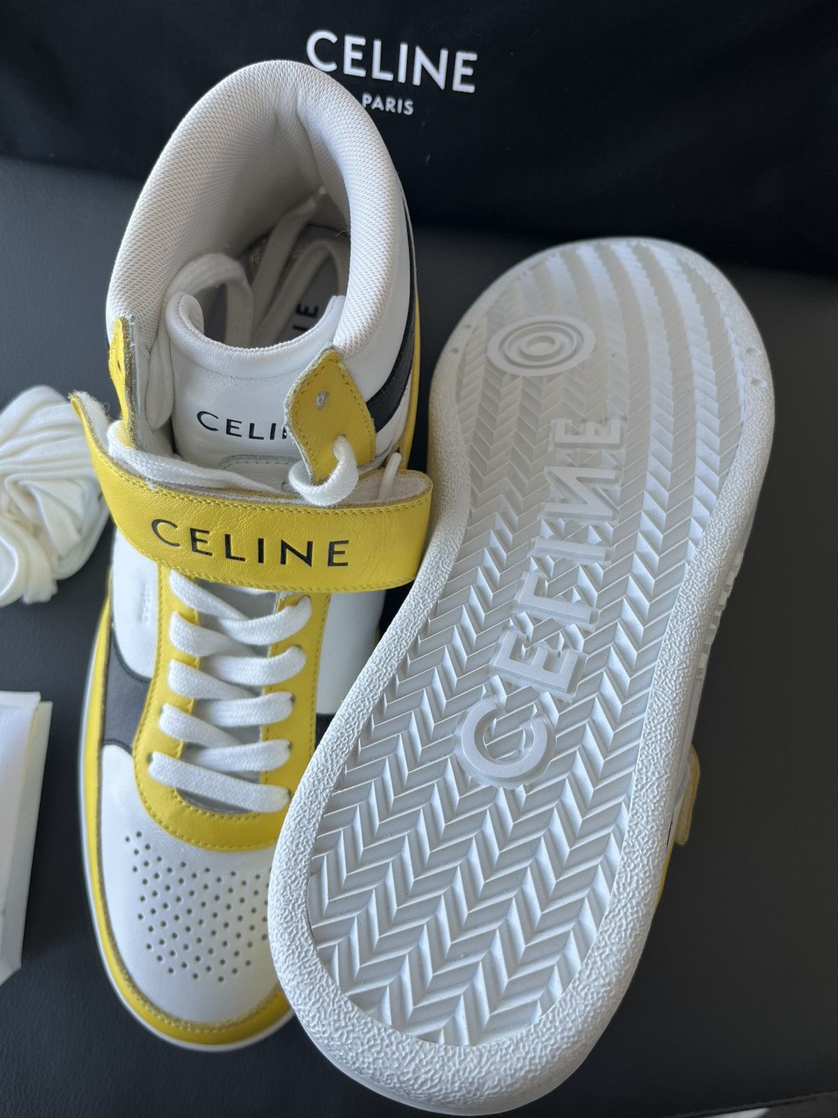 Celine × Hedi Slimane Super Runway Brand New Celine Leather Trainer LimitedEdition Size US 10 / EU 43 - 8 Thumbnail