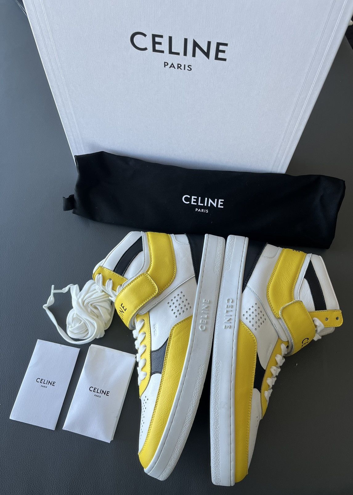 Celine × Hedi Slimane Super Runway Brand New Celine Leather Trainer LimitedEdition Size US 10 / EU 43 - 9 Thumbnail