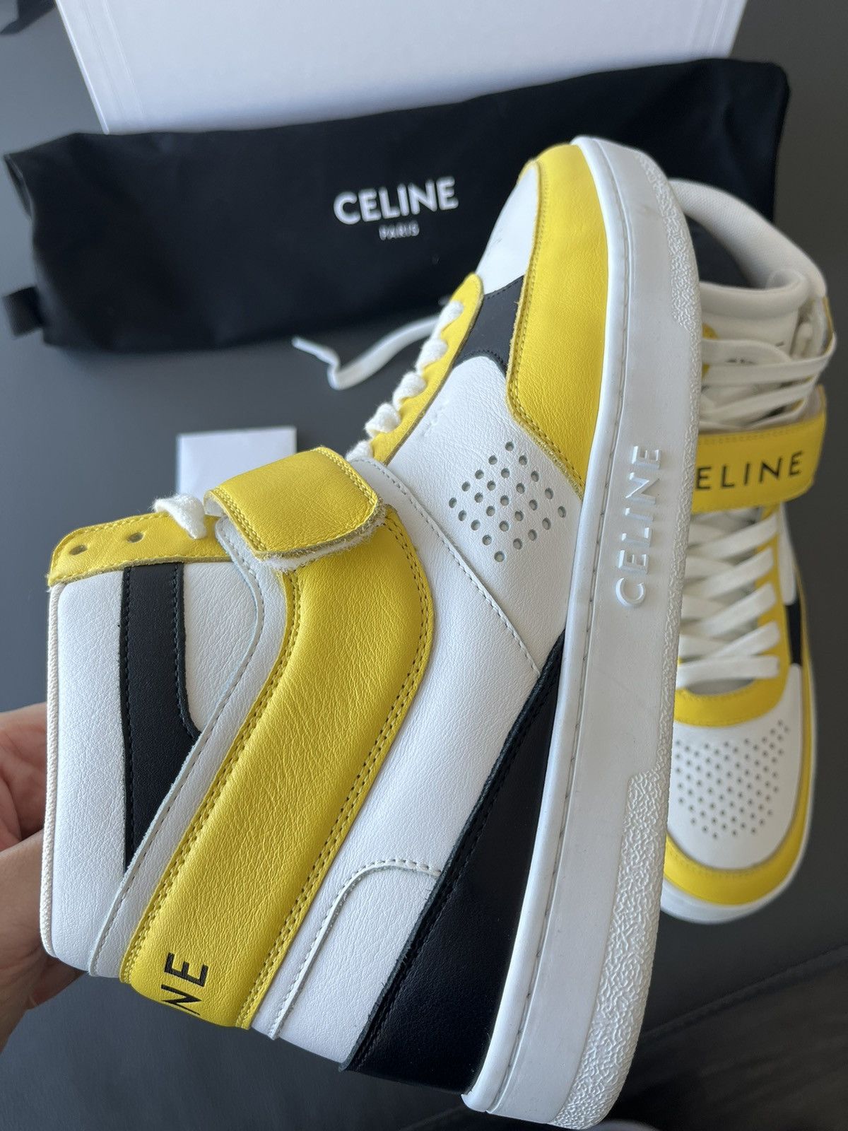 Celine × Hedi Slimane Super Runway Brand New Celine Leather Trainer LimitedEdition Size US 10 / EU 43 - 19 Thumbnail