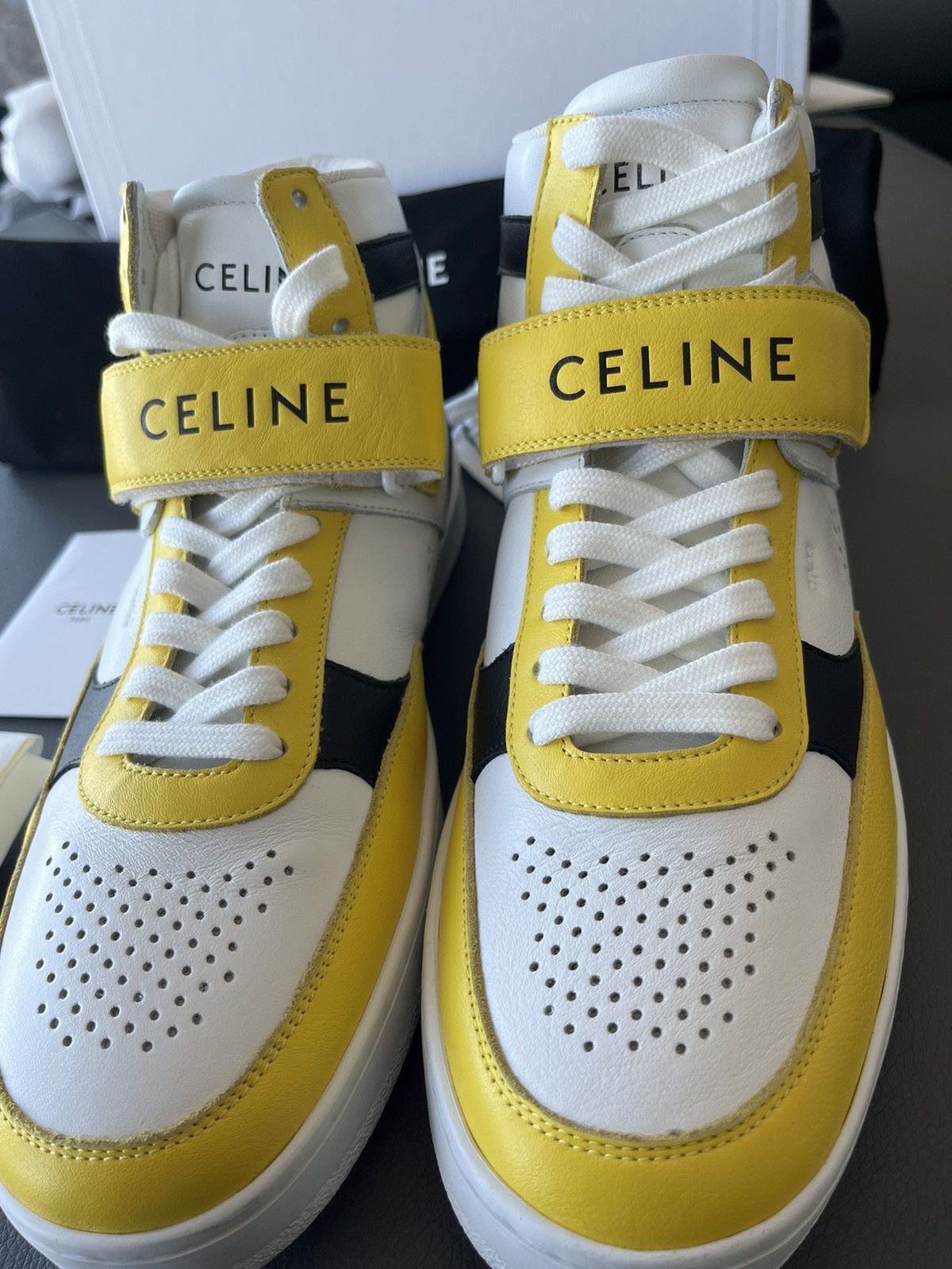 Celine × Hedi Slimane Super Runway Brand New Celine Leather Trainer LimitedEdition Size US 10 / EU 43 - 17 Thumbnail