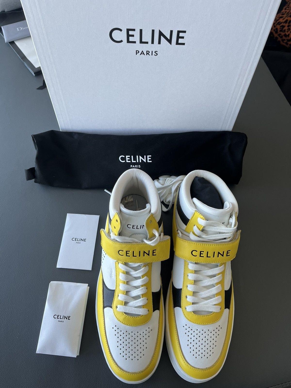 Celine × Hedi Slimane Super Runway Brand New Celine Leather Trainer LimitedEdition Size US 10 / EU 43 - 15 Thumbnail