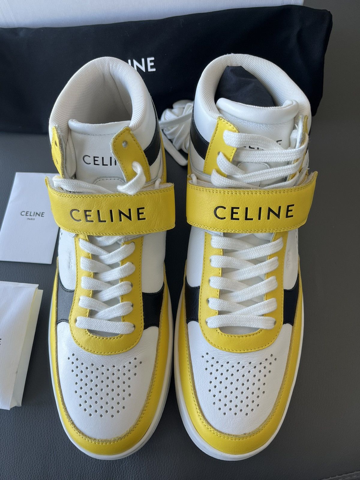 Celine × Hedi Slimane Super Runway Brand New Celine Leather Trainer LimitedEdition Size US 10 / EU 43 - 1 Thumbnail
