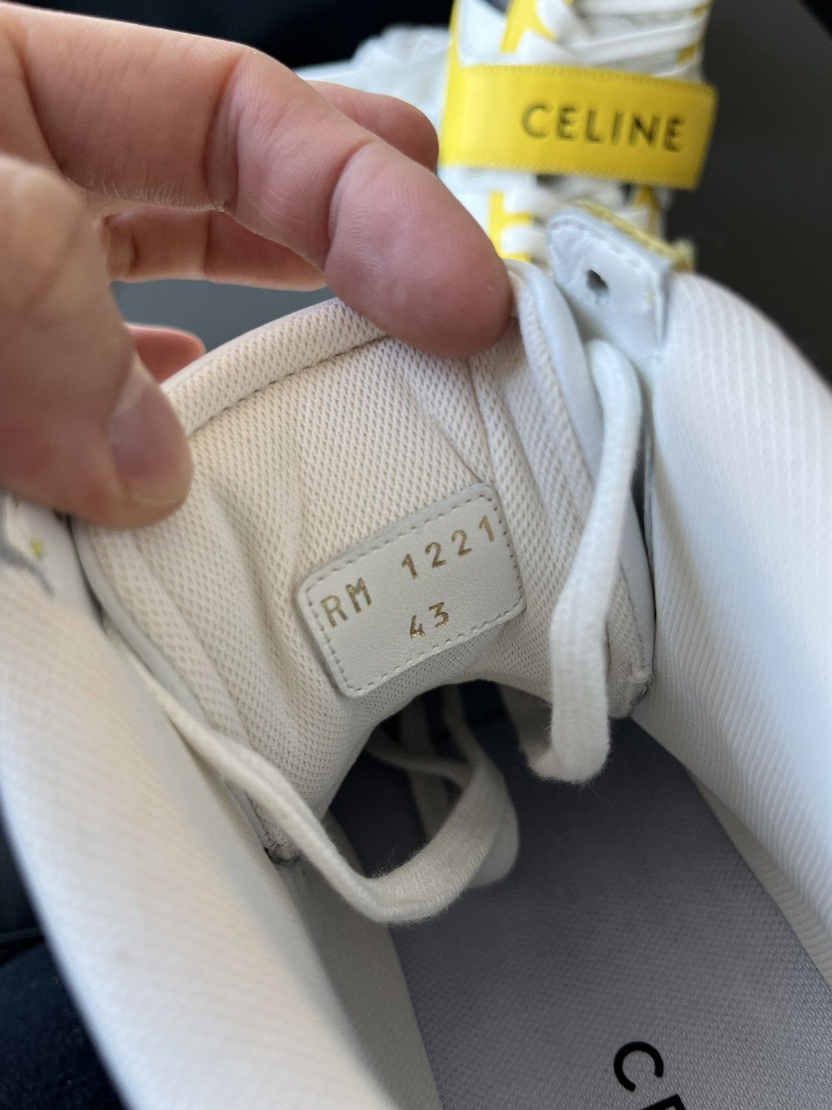 Celine × Hedi Slimane Super Runway Brand New Celine Leather Trainer LimitedEdition Size US 10 / EU 43 - 4 Thumbnail