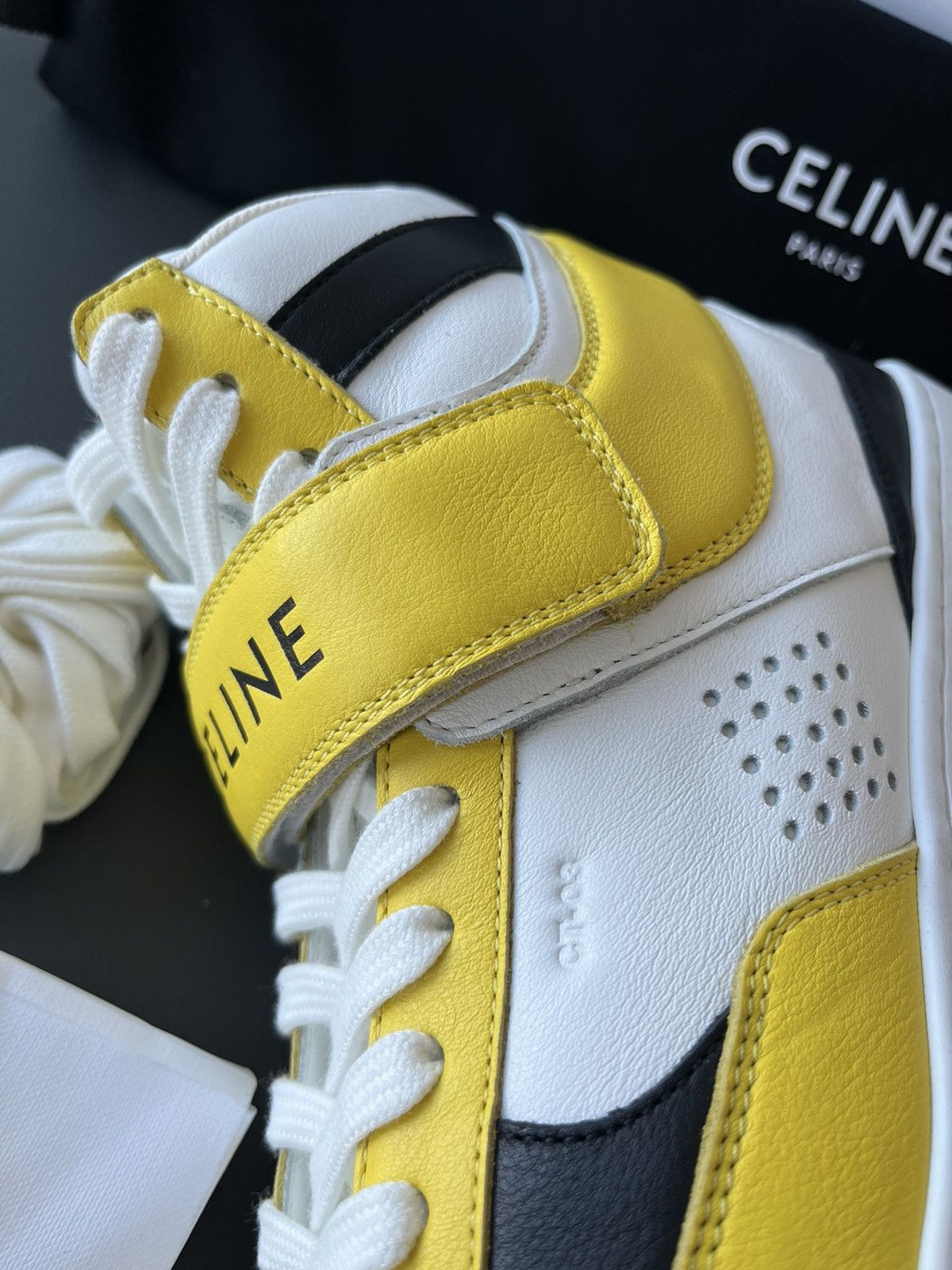 Celine × Hedi Slimane Super Runway Brand New Celine Leather Trainer LimitedEdition Size US 10 / EU 43 - 10 Thumbnail