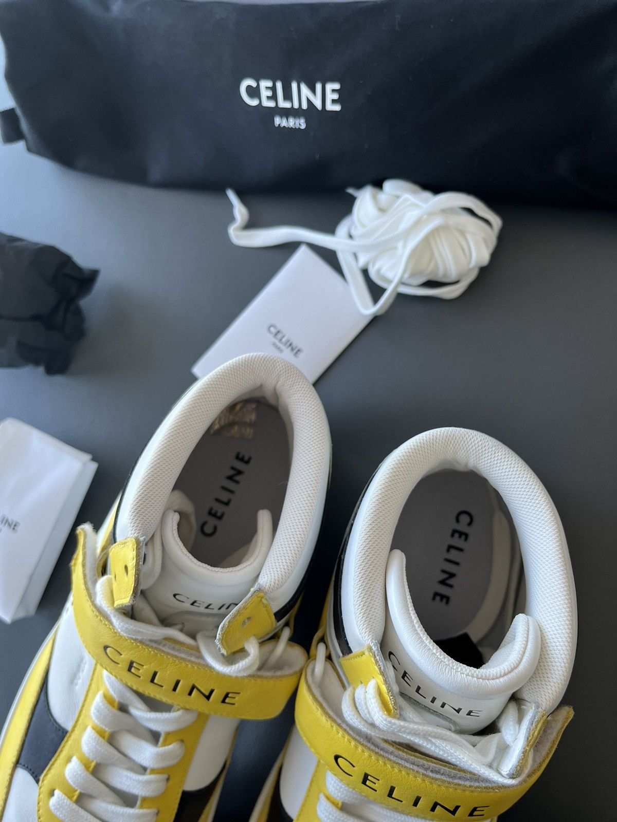 Celine × Hedi Slimane Super Runway Brand New Celine Leather Trainer LimitedEdition Size US 10 / EU 43 - 21 Thumbnail