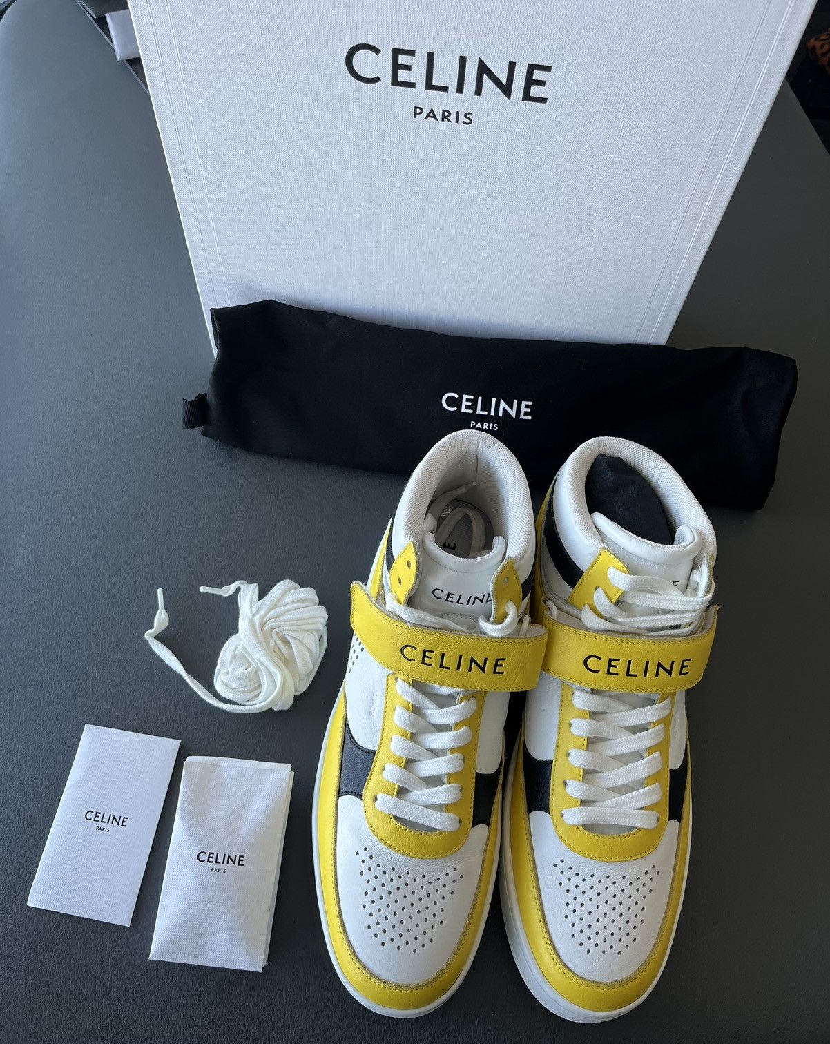 Celine × Hedi Slimane Super Runway Brand New Celine Leather Trainer LimitedEdition Size US 10 / EU 43 - 5 Thumbnail
