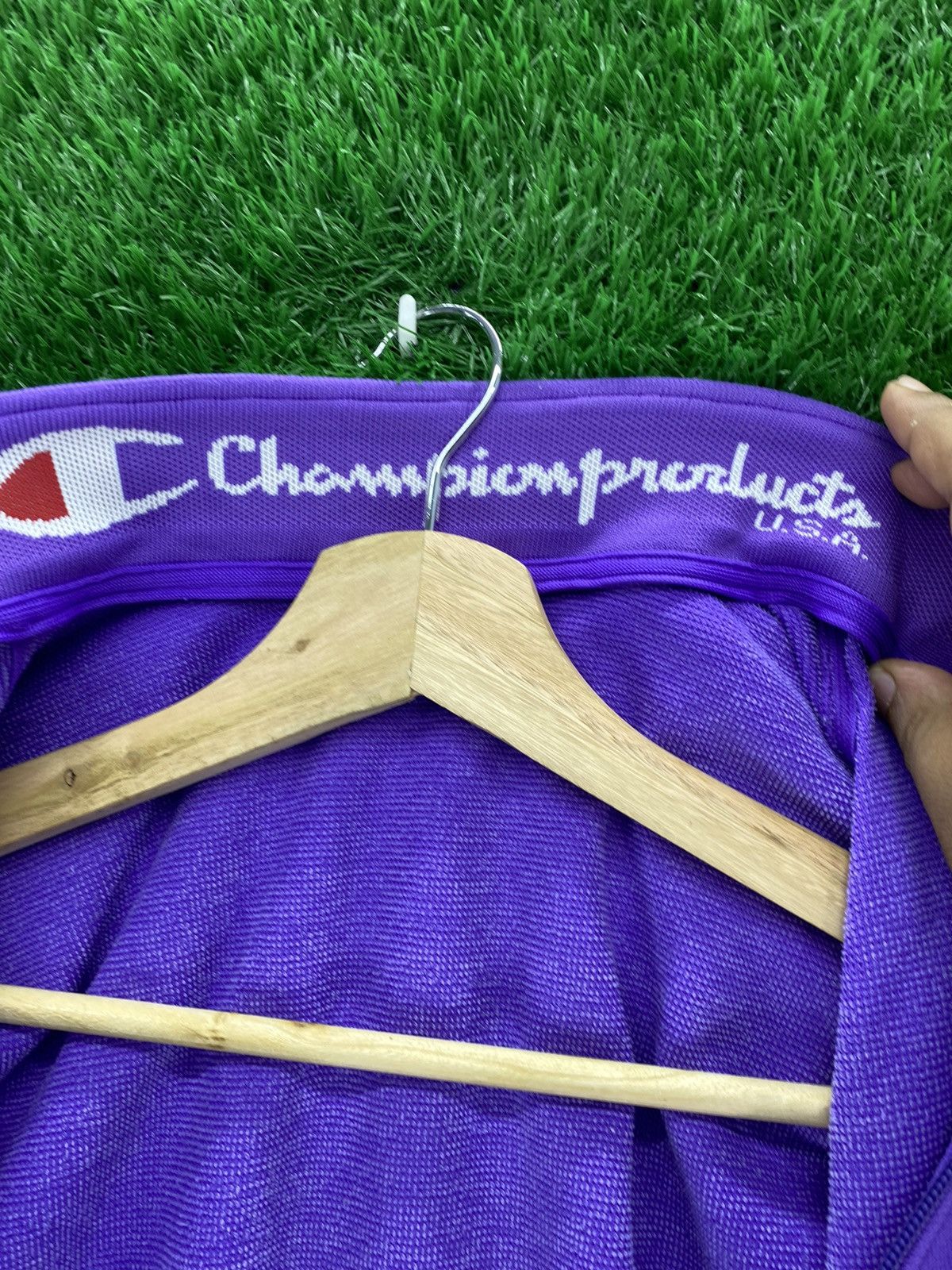 Champion × Vintage Vintage Champion Zipper Jacket Purple Sweater Size US L / EU 52-54 / 3 - 5 Thumbnail
