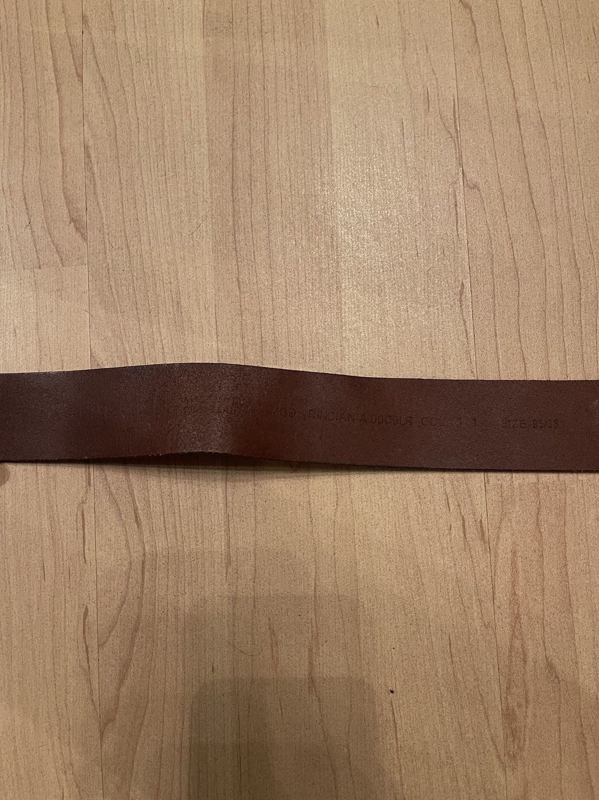 Diesel × Vintage Diesel vintage Y2K punk logo leather belt 109x4,2 cm Size 34 - 3 Thumbnail