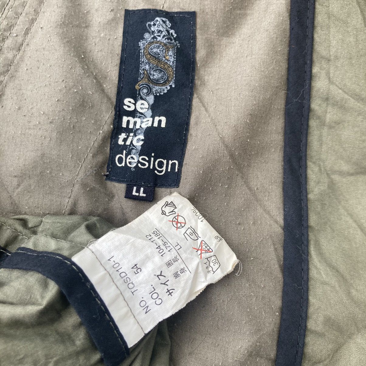 Japanese Brand SEMANTIC DESIGN PARKA JACKET Size US XL / EU 56 / 4 - 12 Thumbnail