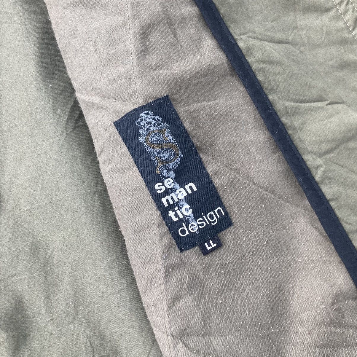 Japanese Brand SEMANTIC DESIGN PARKA JACKET Size US XL / EU 56 / 4 - 11 Thumbnail