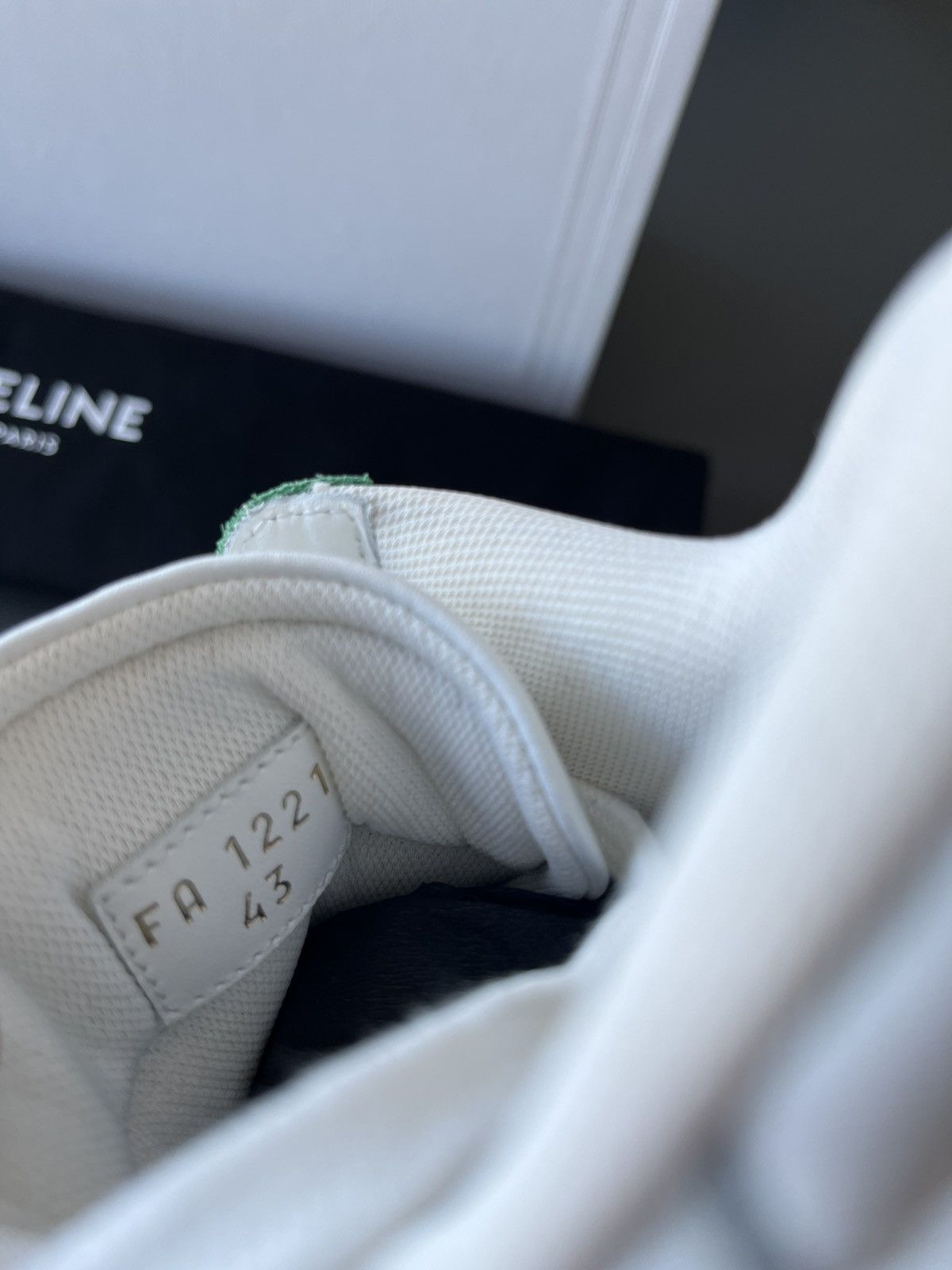 Celine × Hedi Slimane Super Runway Brand New Celine Logo Leather Trainer Limited Size US 10 / EU 43 - 6 Thumbnail
