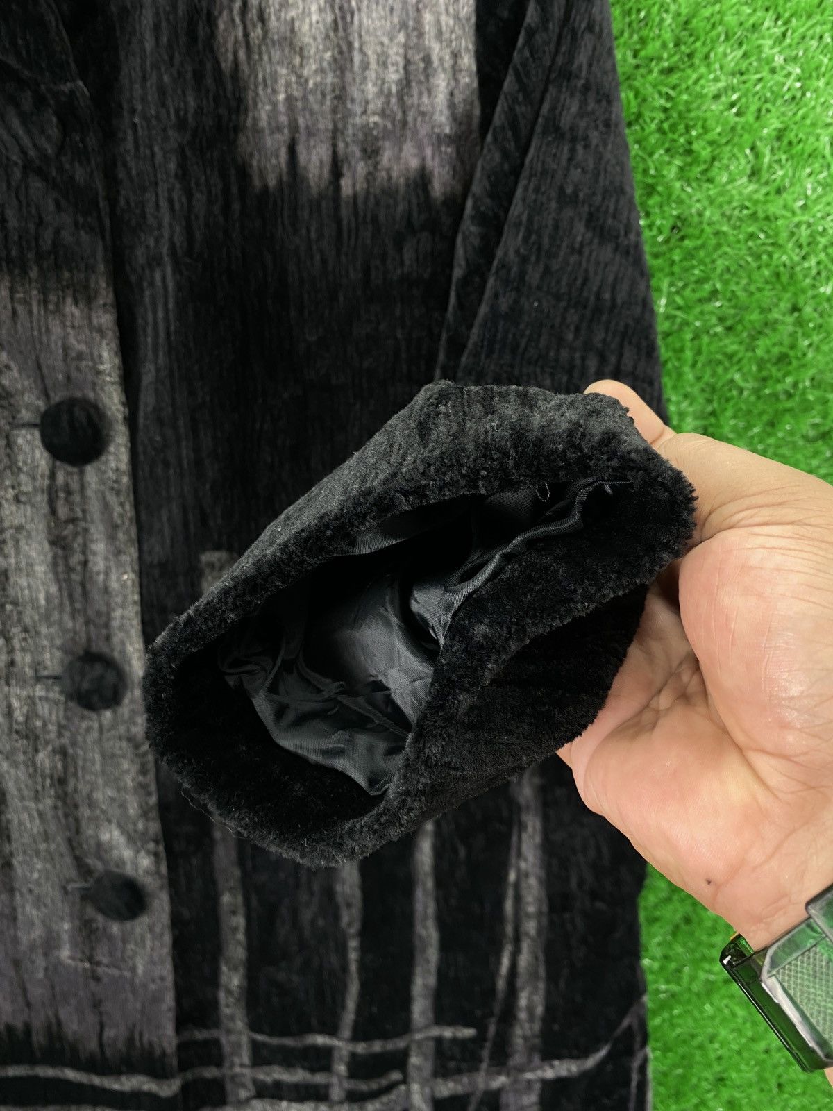 Vintage Vintage Corduroy Button Up Jacket Black Size US L / EU 52-54 / 3 - 3 Thumbnail