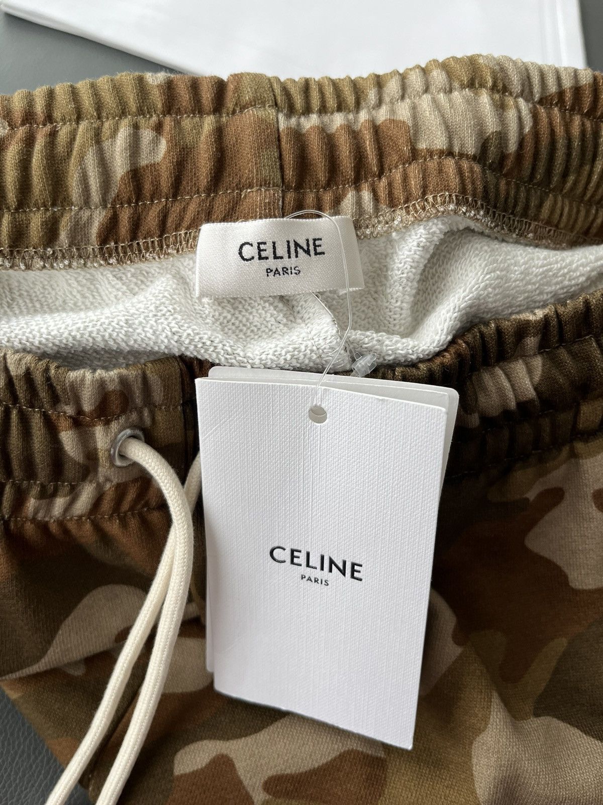 Celine × Hedi Slimane Brand New Super Runway Limited Edition Celine Logo Sweatpant Size US 33 - 4 Thumbnail