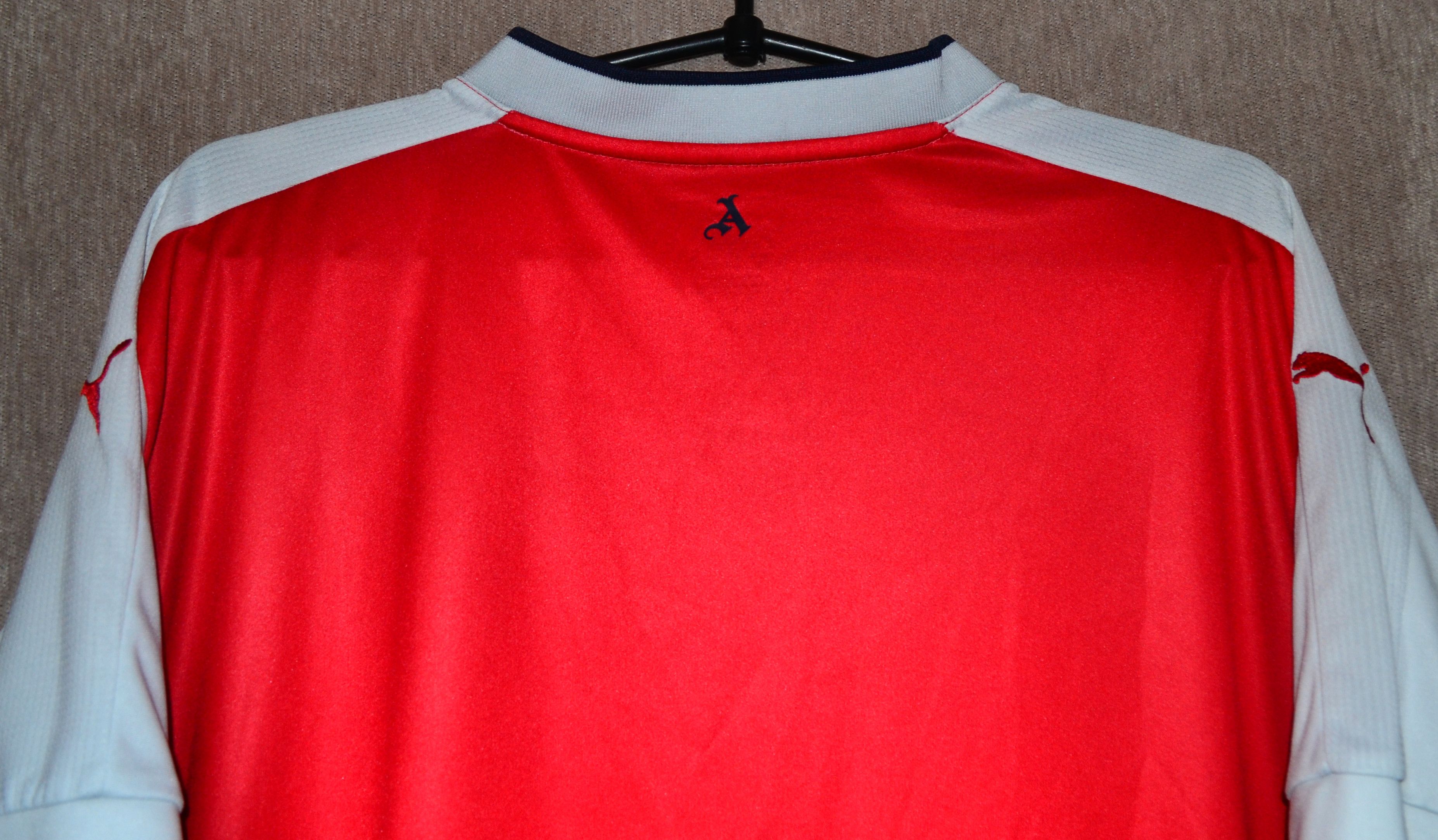 Puma Arsenal FC 2016 2017 Home Puma Jersey Soccer T-Shirt Size US XL / EU 56 / 4 - 6 Thumbnail
