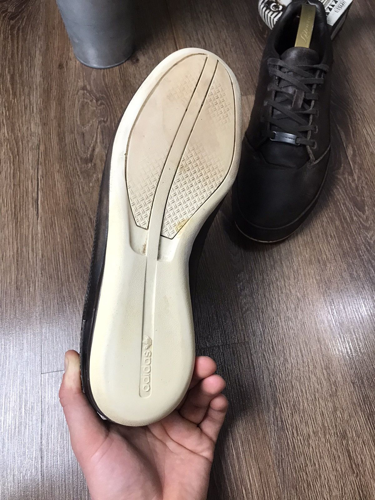 Adidas Porsche Design Typ 64 vintage brown sneakers