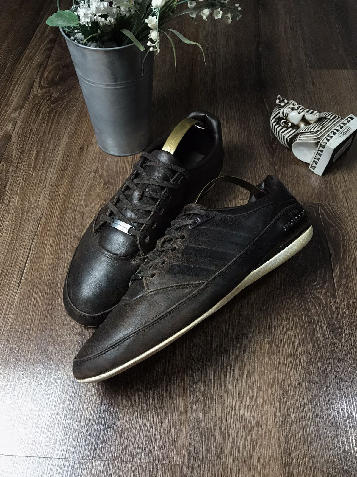 Adidas Porsche Design Typ 64 vintage brown sneakers