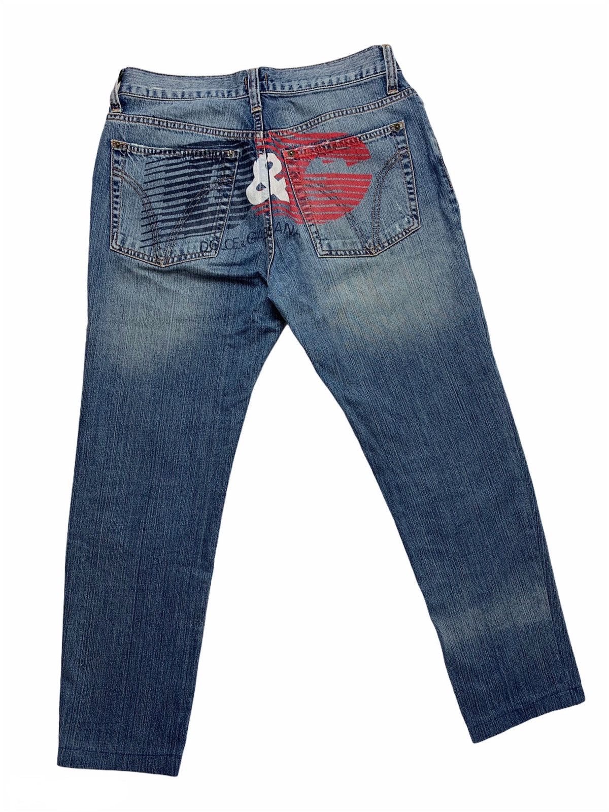Dolce & Gabbana × Vintage Vintage y2k D&G Dolce & Gabbana distressed denim jeans Size US 30 / EU 46 - 1 Thumbnail