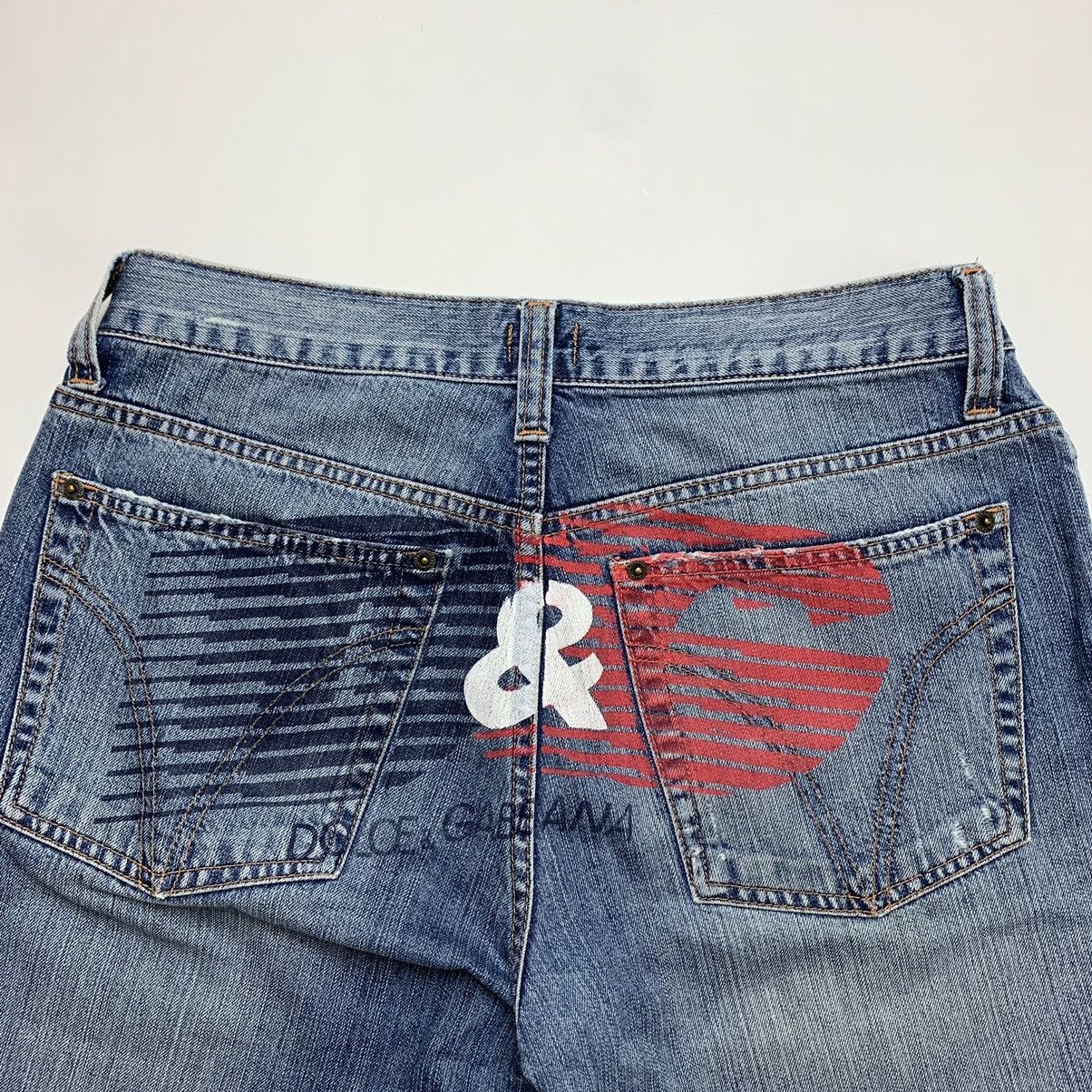 Dolce & Gabbana × Vintage Vintage y2k D&G Dolce & Gabbana distressed denim jeans Size US 30 / EU 46 - 4 Thumbnail