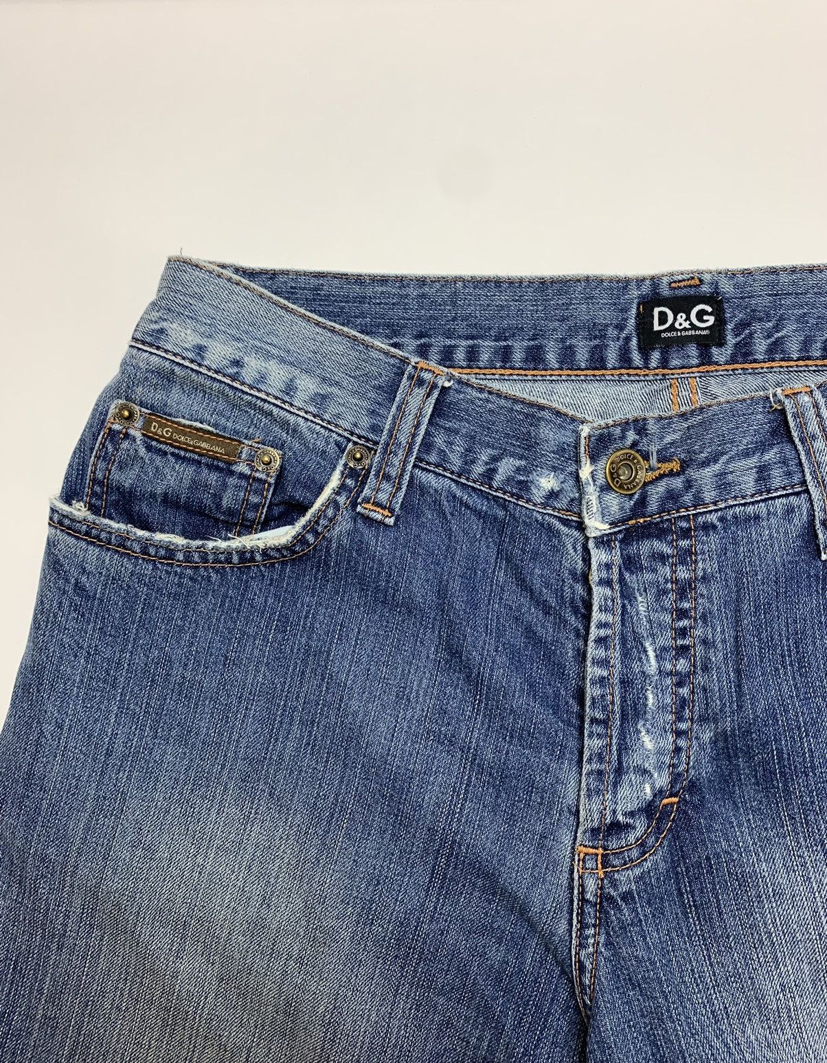 Dolce & Gabbana × Vintage Vintage y2k D&G Dolce & Gabbana distressed denim jeans Size US 30 / EU 46 - 5 Thumbnail
