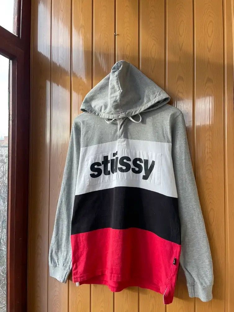Vintage Stussy Hoodie Multikolor Y2K