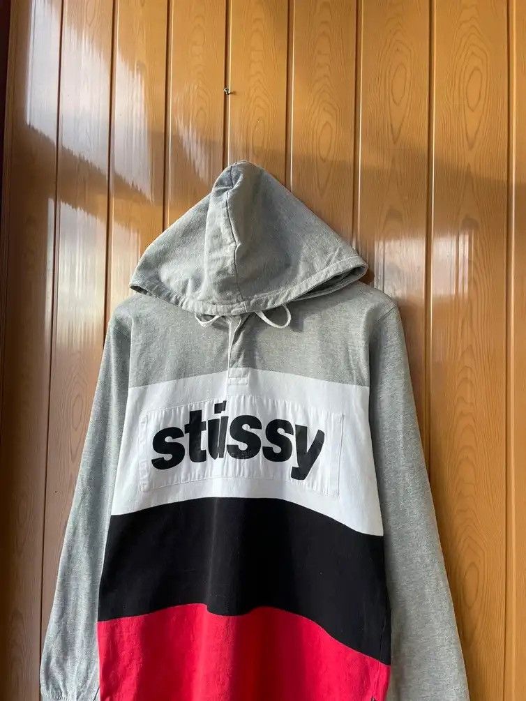Vintage Stussy Hoodie Multikolor Y2K