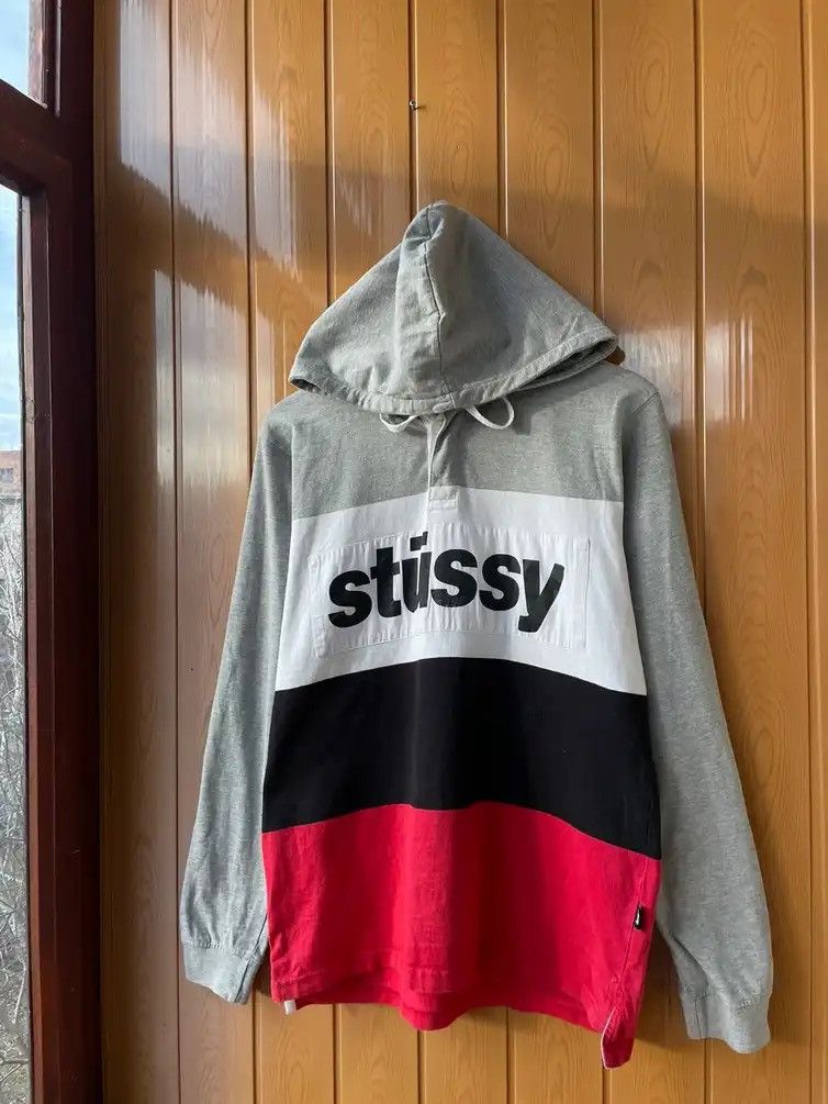 Vintage Stussy Hoodie Multikolor Y2K