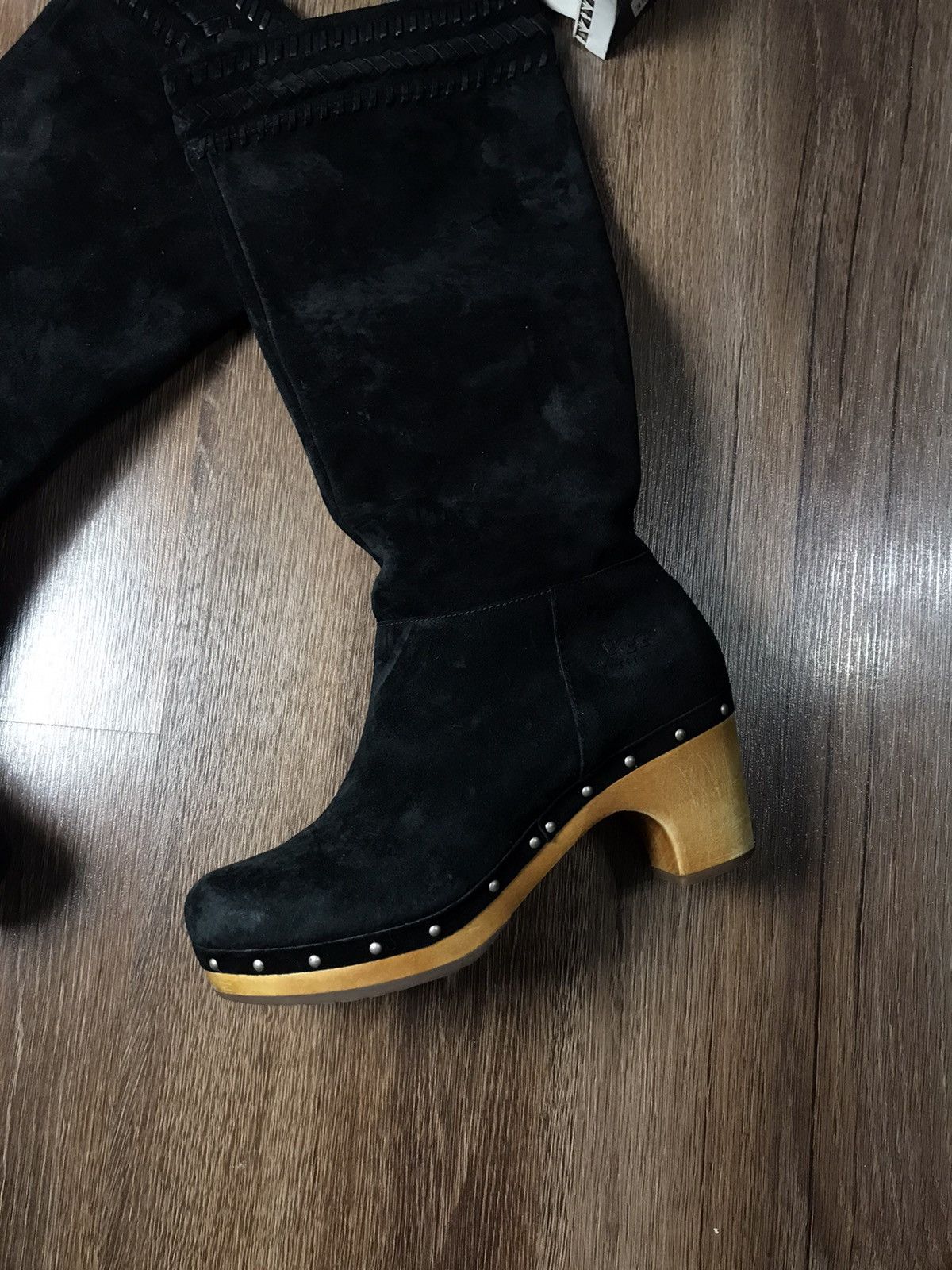 Ugg UGG ROSABELLA 1956 Suade black Leather Boots Size US 8 / IT 38 - 3 Thumbnail