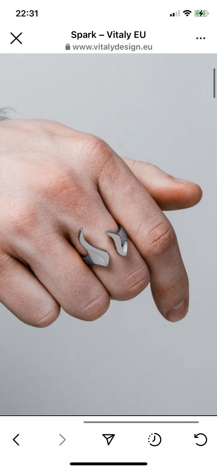 Vitaly Design Vitaly design spark ring Grailed