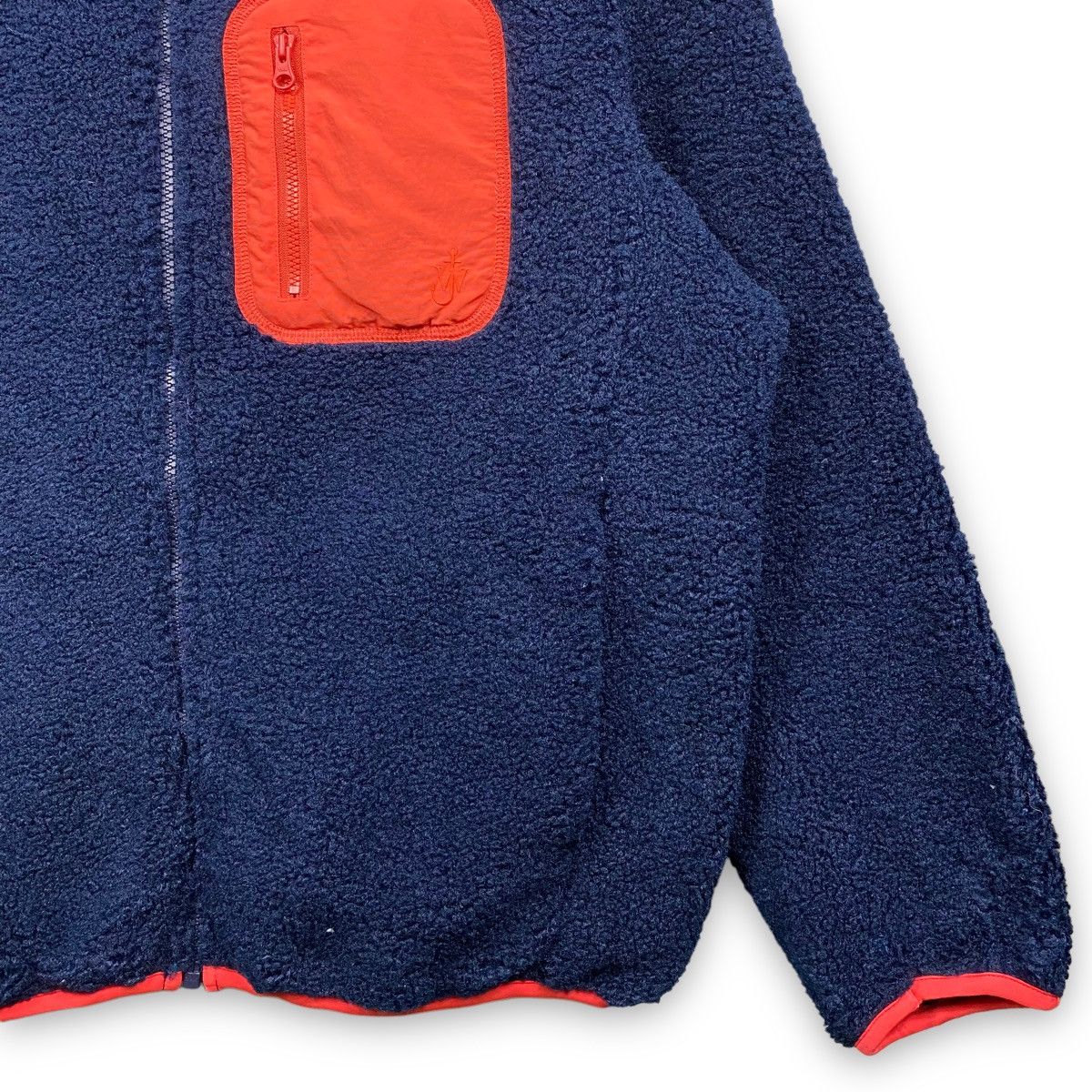 J.W.ANDERSON UNIQLO DEEP PILE FLEECE HOODED ZIPPER JACKET