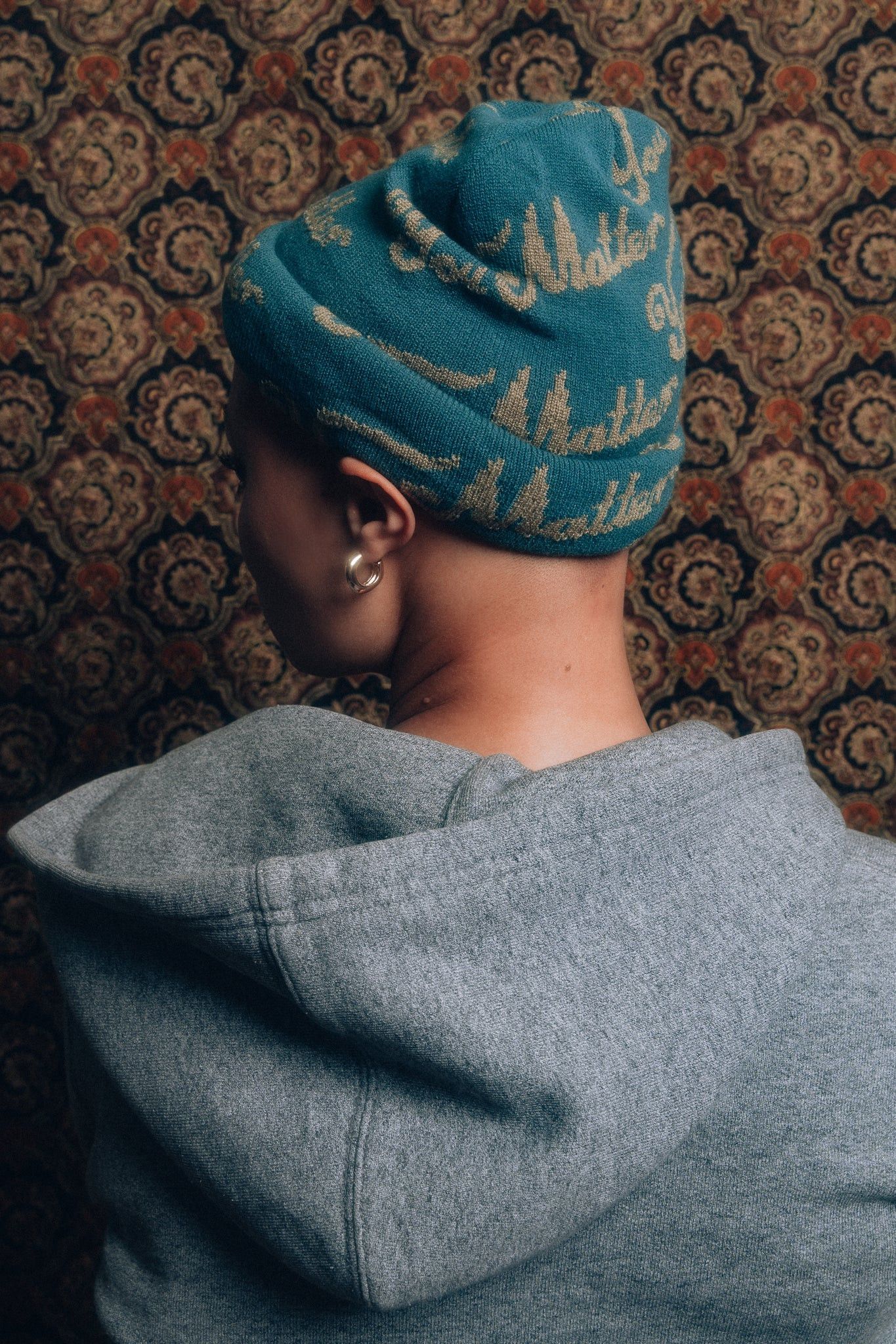 You Matter by Demetrius Harmon You Matter Beanie TEAL Size ONE SIZE - 1 Thumbnail