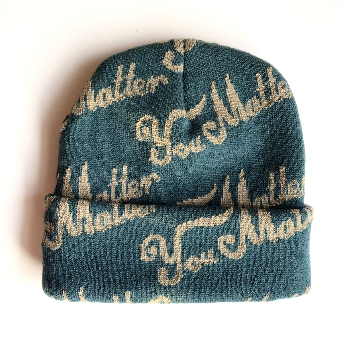 You Matter by Demetrius Harmon You Matter Beanie TEAL Size ONE SIZE - 2 Thumbnail