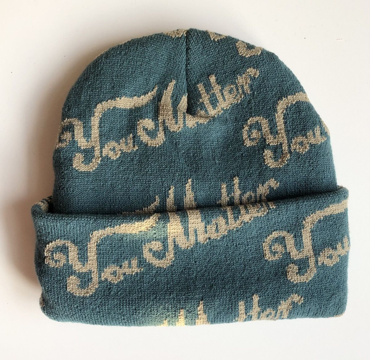 You Matter by Demetrius Harmon You Matter Beanie TEAL Size ONE SIZE - 3 Thumbnail