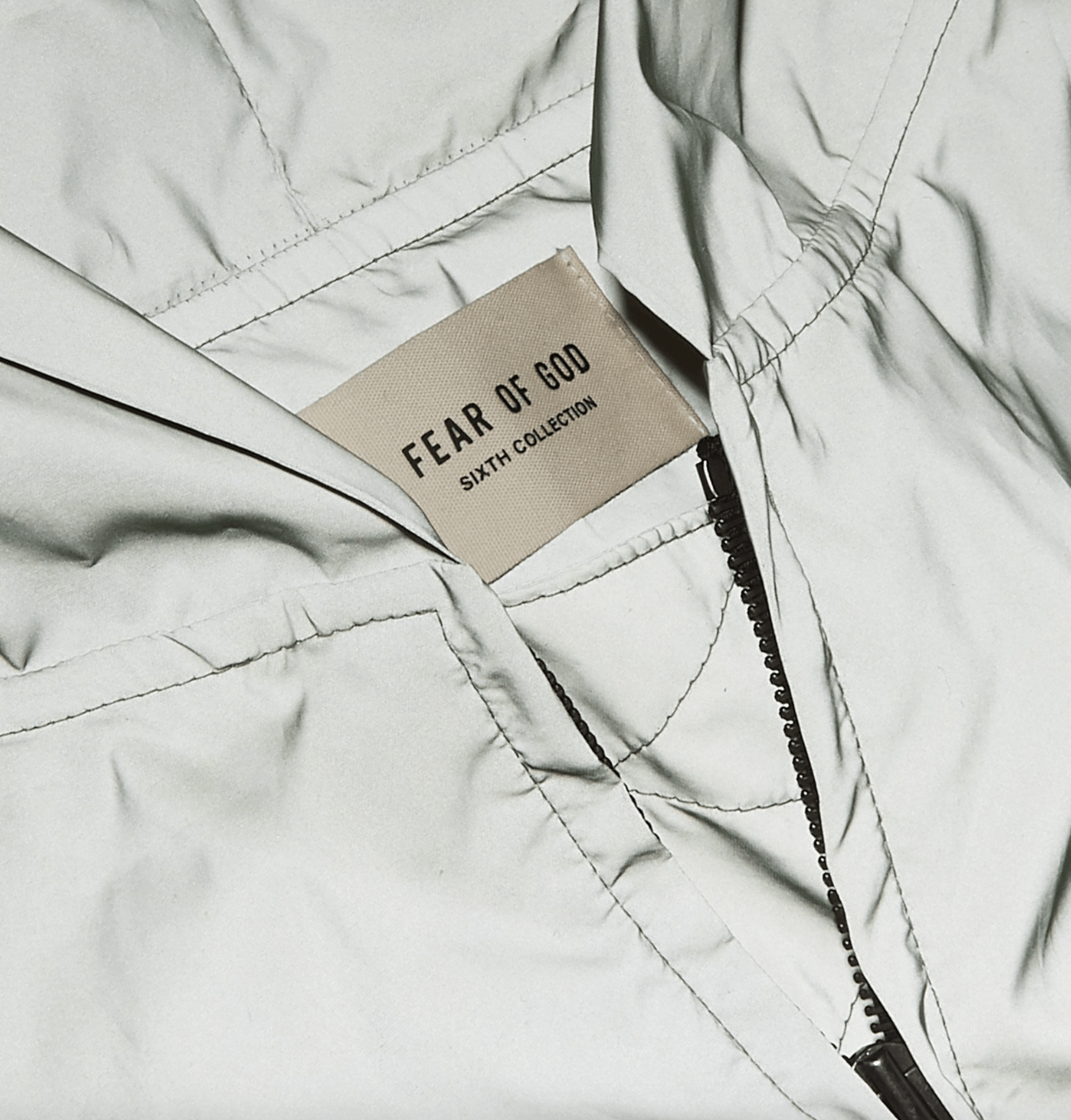 Fear of God NWT FEAR OF GOD Reflective Parka Coat Jacket Rain trench L Size US XL / EU 56 / 4 - 4 Thumbnail