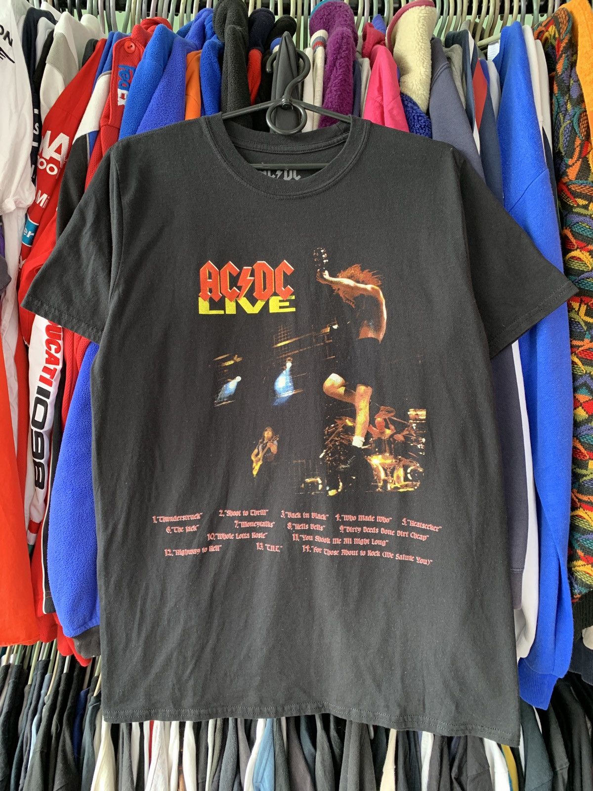 Vintage VINTAGE AC DC TOUR TEE T SHIRT | Grailed