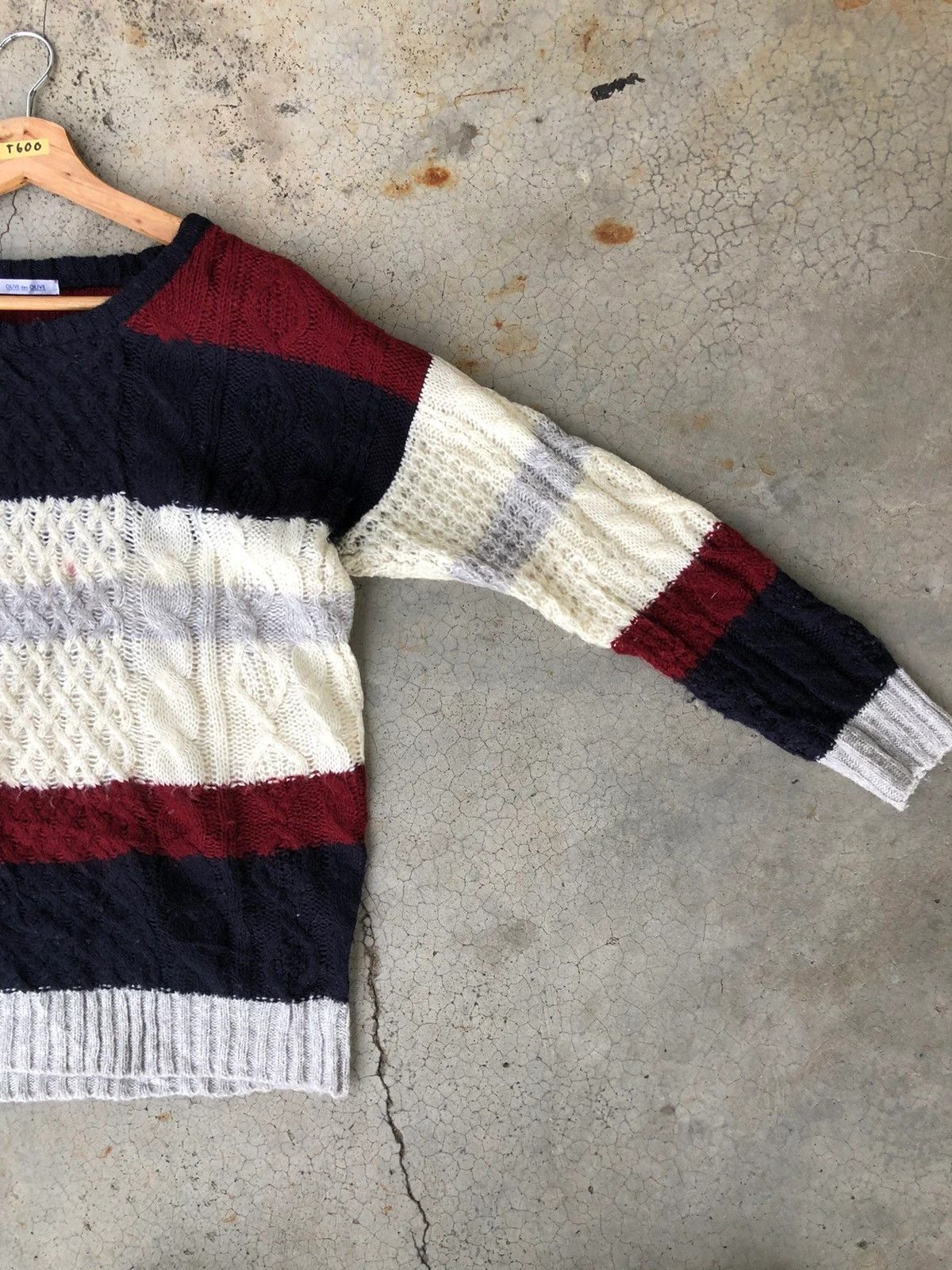 💥OLIVE DES OLIVE Pullover/Pureknit Stripe Knitting Pattern