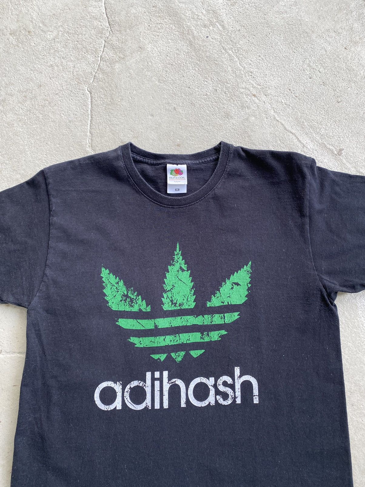 Rap Tees Vintage Adihash Marijuana Weed T Shirt Hip Hop Y2K Dr Dre Size US M / EU 48-50 / 2 - 2 Thumbnail