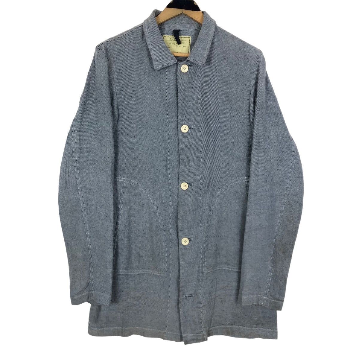 Japanese Brand Vintage R & D. M. Co Oldman’s Tailor Gardeners Light Jacket Size US M / EU 48-50 / 2 - 1 Thumbnail