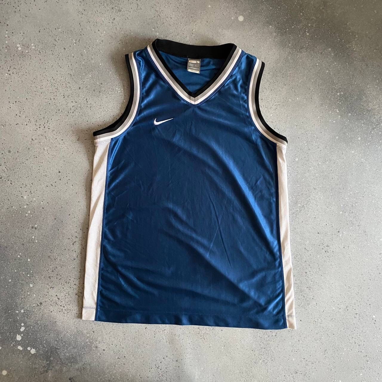 Nike × Nike ACG × Vintage 90s Nike Vintage Swoosh Logo Basketball Mesh Tank Top y2k Size US L / EU 52-54 / 3 - 1 Thumbnail