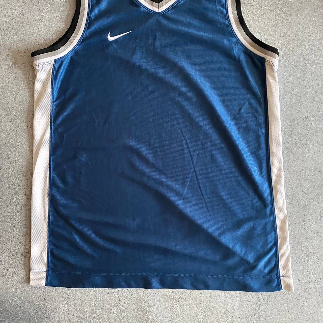 Nike × Nike ACG × Vintage 90s Nike Vintage Swoosh Logo Basketball Mesh Tank Top y2k Size US L / EU 52-54 / 3 - 6 Thumbnail
