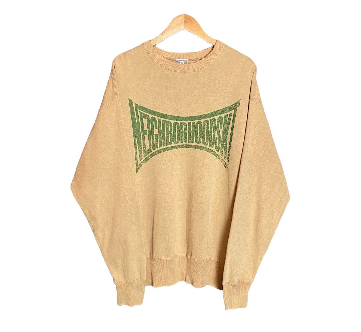 Neighborhood Vintage 90s Neighborhood Skate Logo Distressed Sweatshirt Size US XL / EU 56 / 4 - 2 Thumbnail