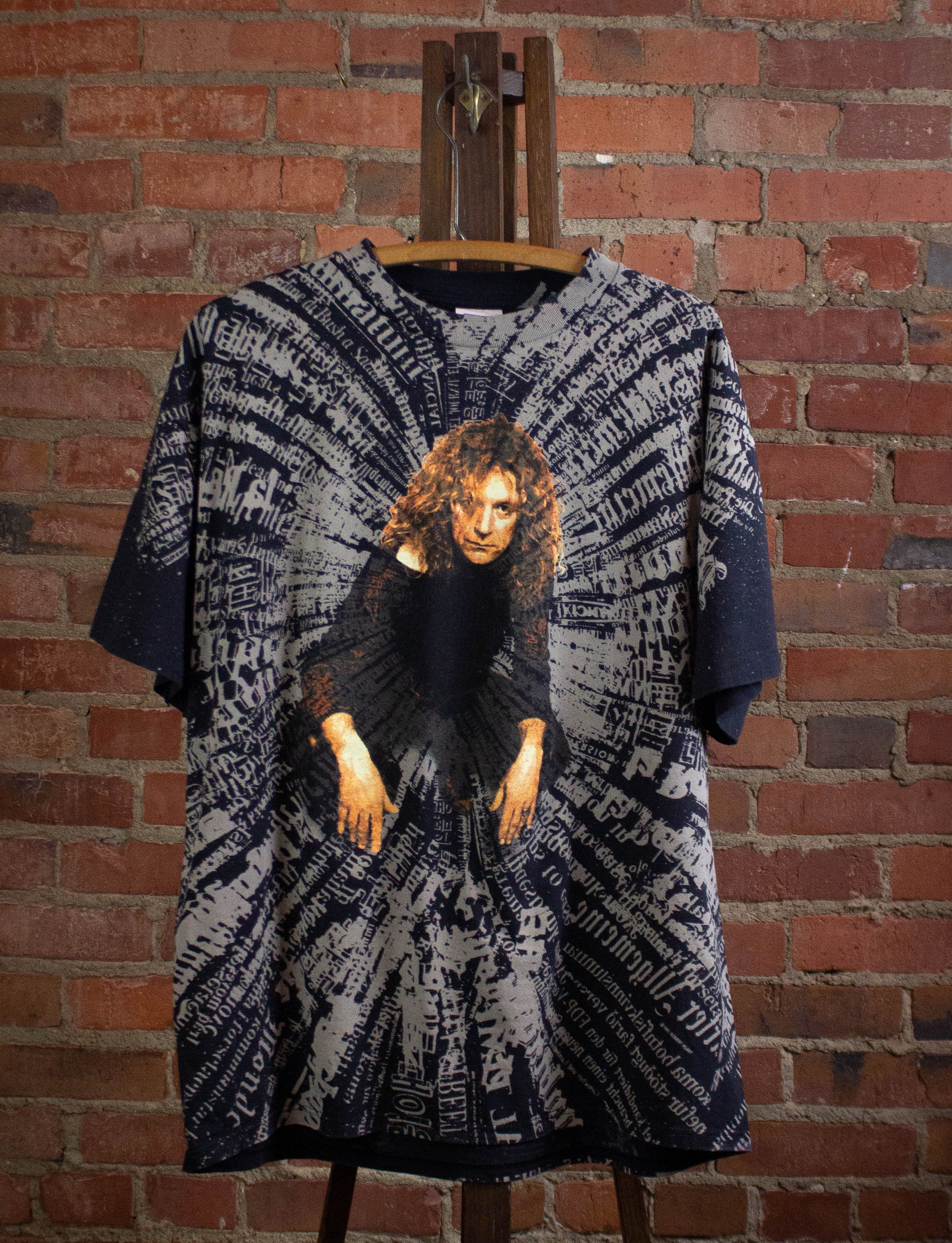 Robert Plant Fate of Nations All Over Print Concert Tee 1993