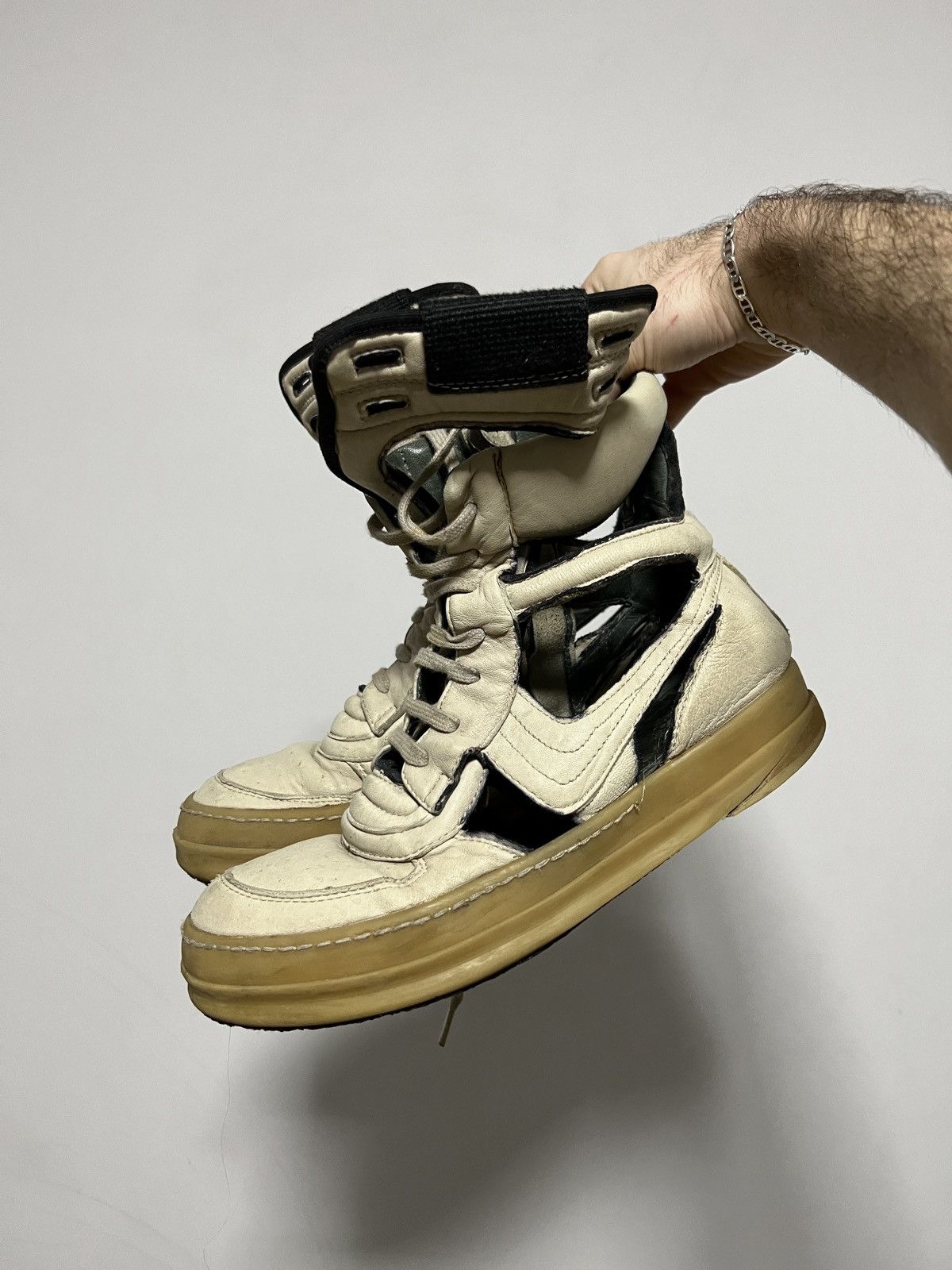 Rick Owens S/S 2006 “Tungsten” Cut-out Dunks Size US 8 / EU 41 - 1 Thumbnail