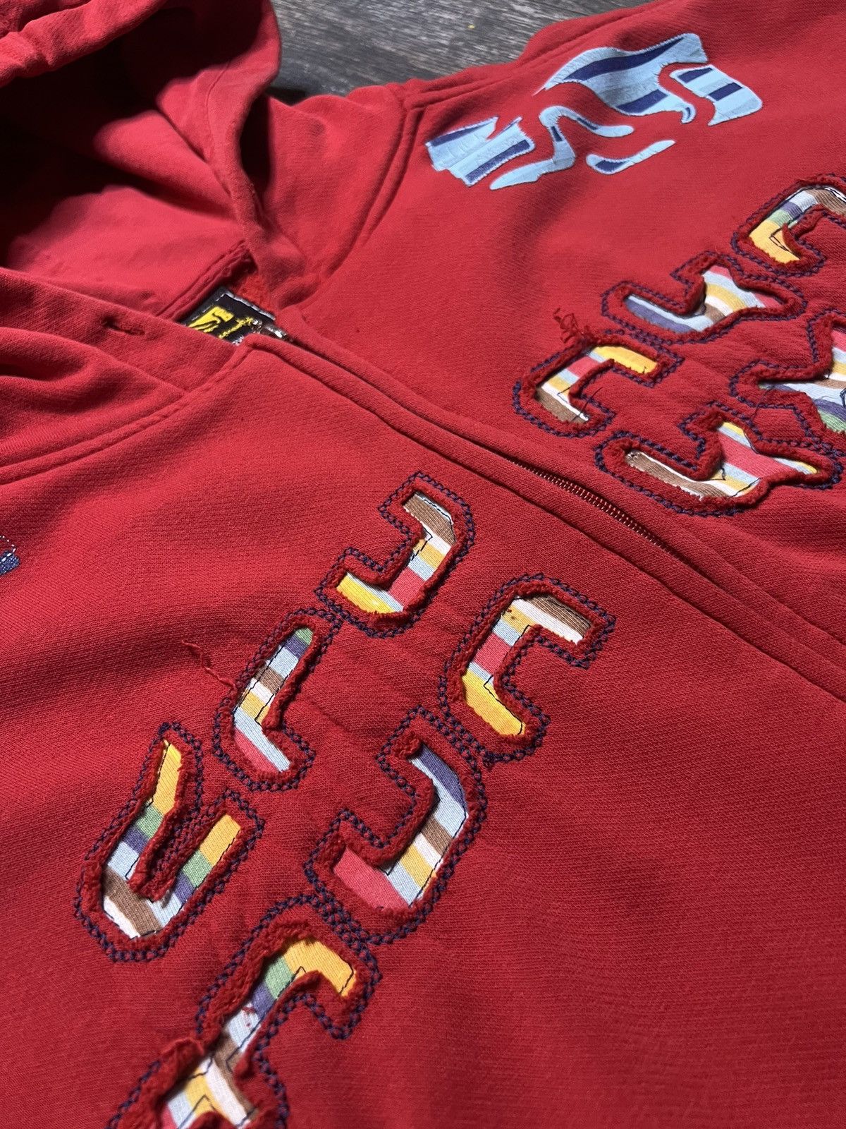 Vintage Vintage Y2K drunken munky zip up Size US XXL / EU 58 / 5 - 4 Thumbnail