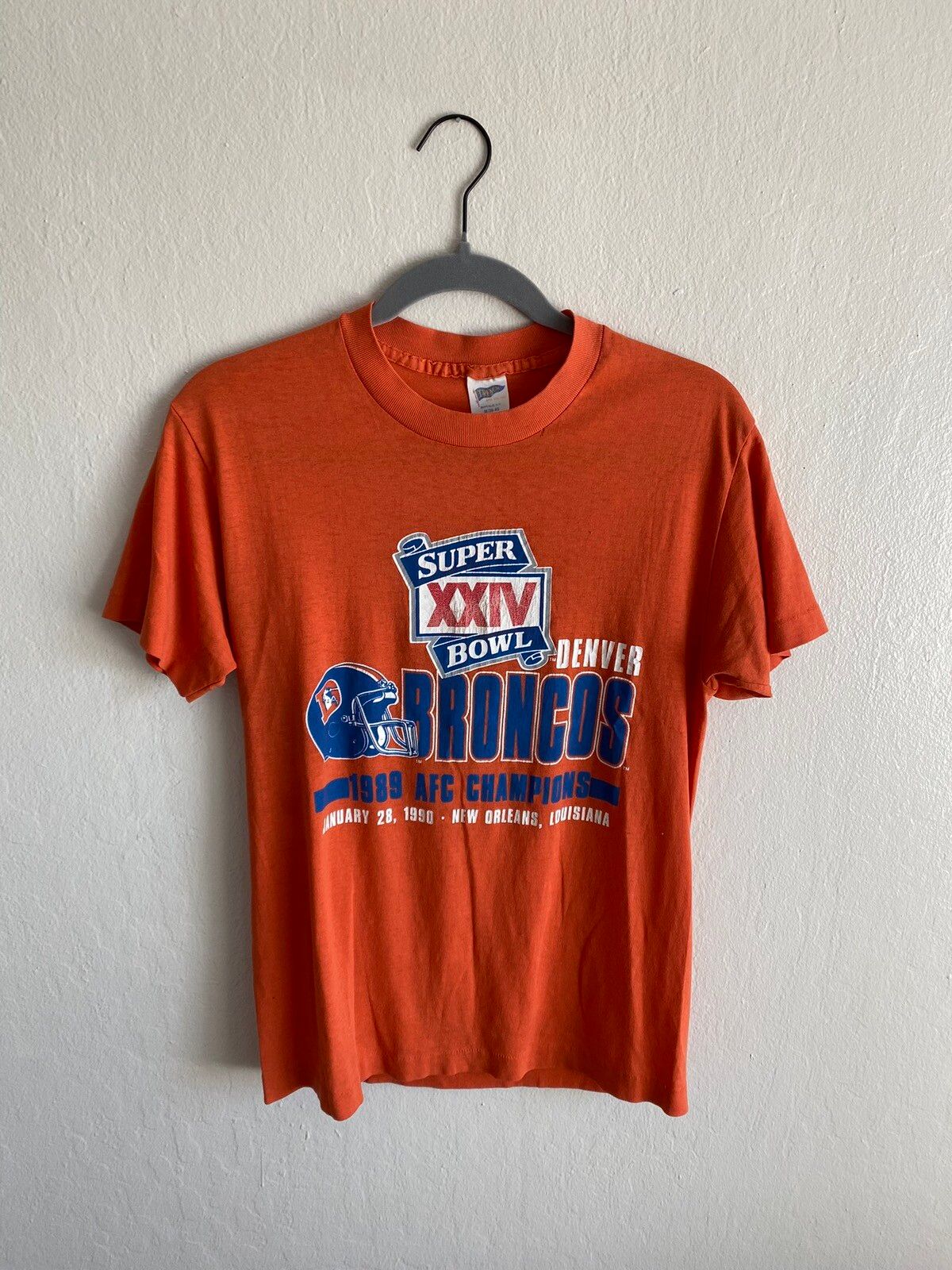 Vintage Vintage 1989 Denver Broncos Trench T-Shirt - Medium Size US M / EU 48-50 / 2 - 1 Preview