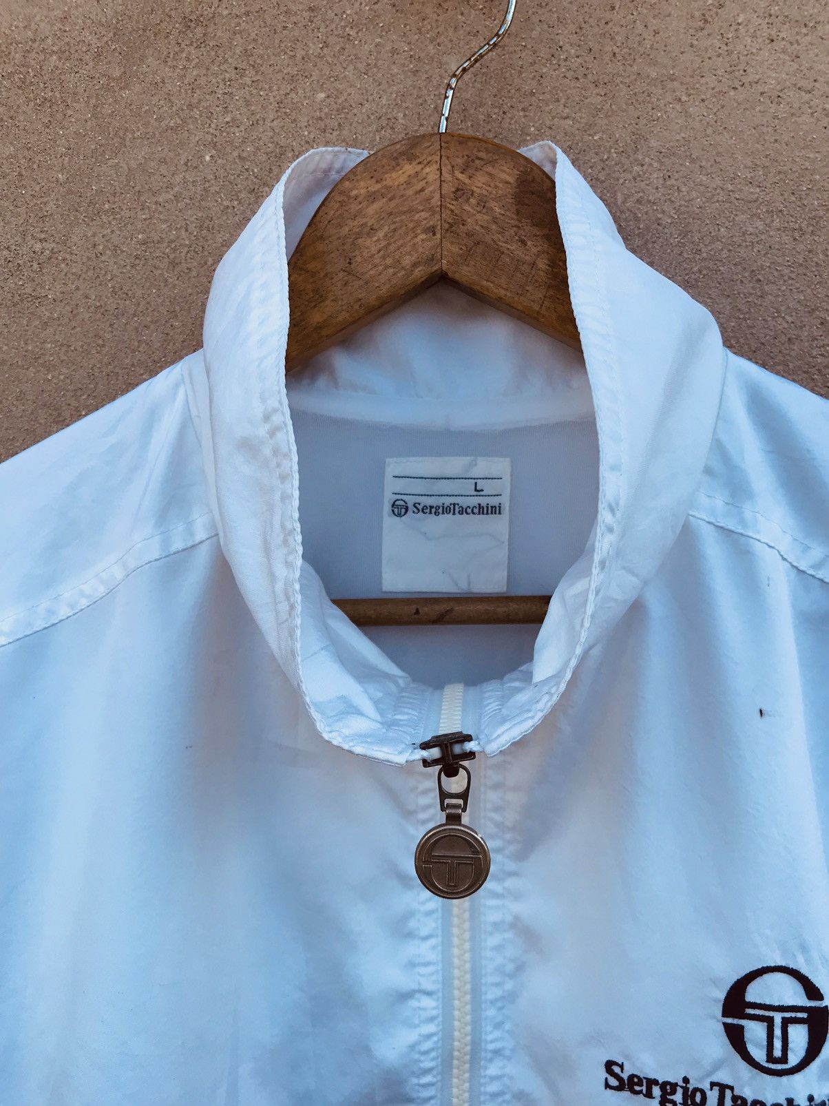 Sergio Tacchini VINTAGE SERGIO TACCHINI WINDBREAKER JACKET Size US L / EU 52-54 / 3 - 7 Thumbnail